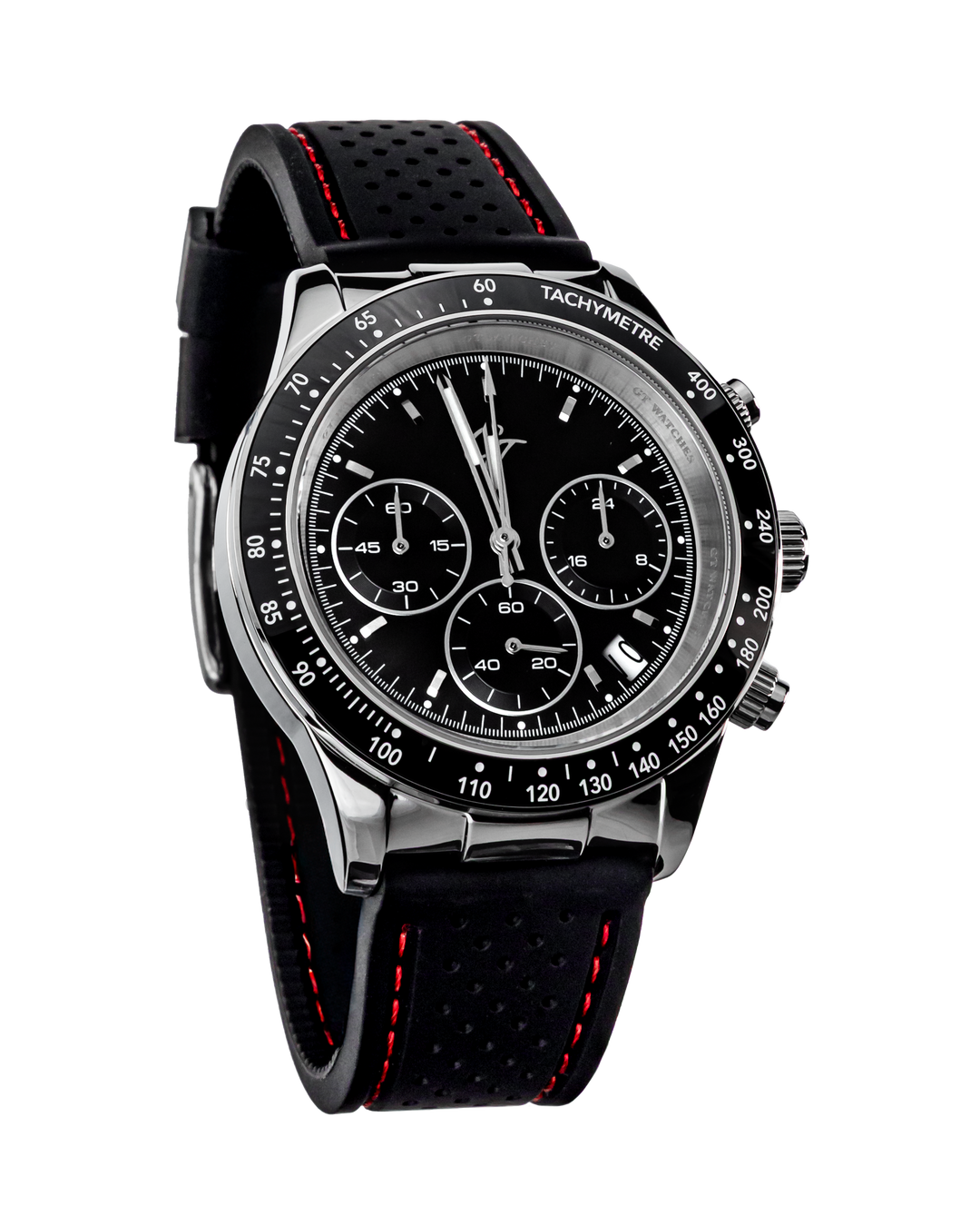 BRACELET SILICONE SPORT NOIR & ROUGE