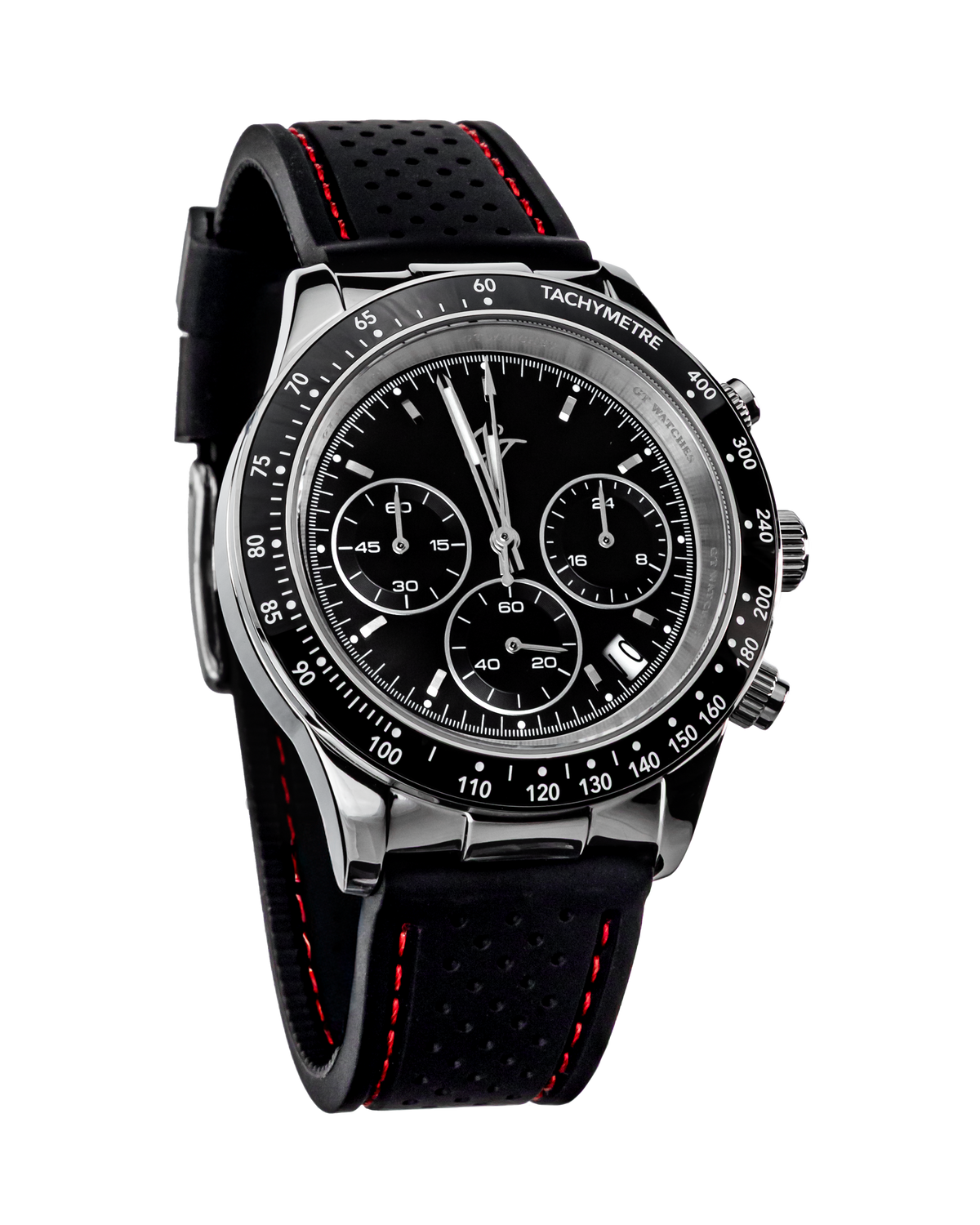 BRACELET SILICONE SPORT NOIR & ROUGE