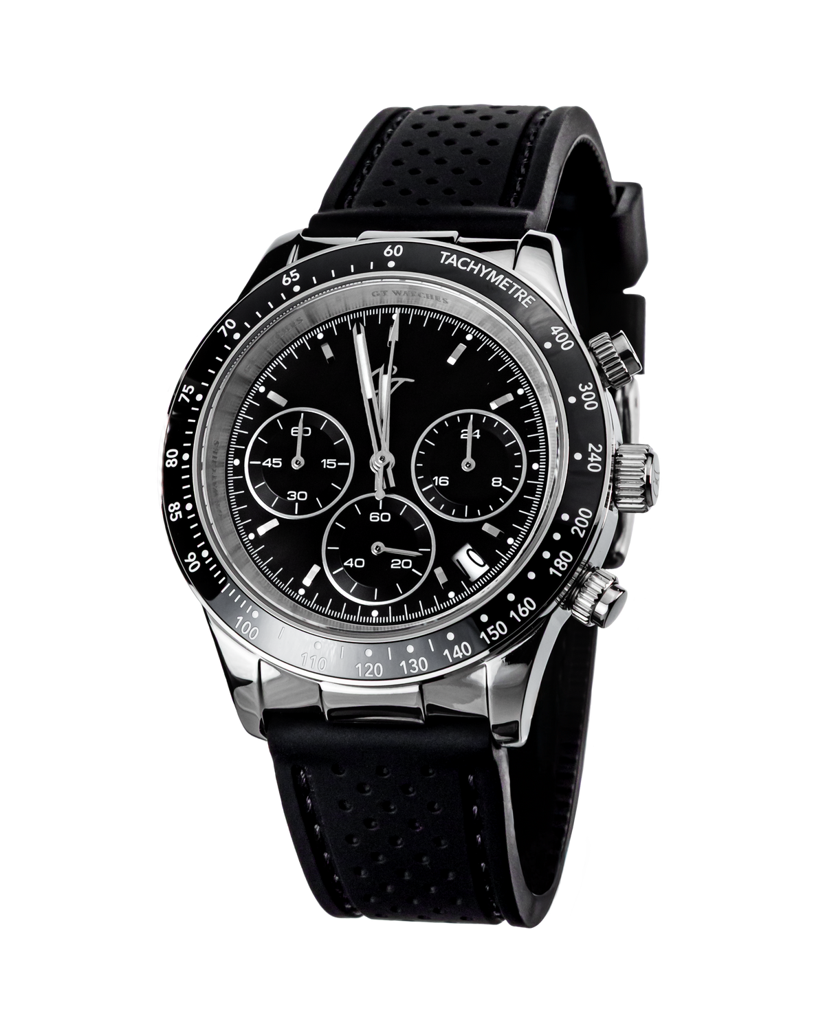 BRACELET SILICONE SPORT NOIR & NOIR